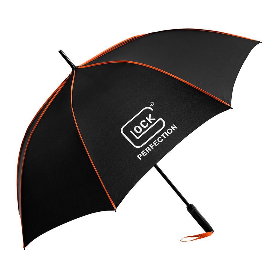 GLOCK Walking Stick Umbrella in orange