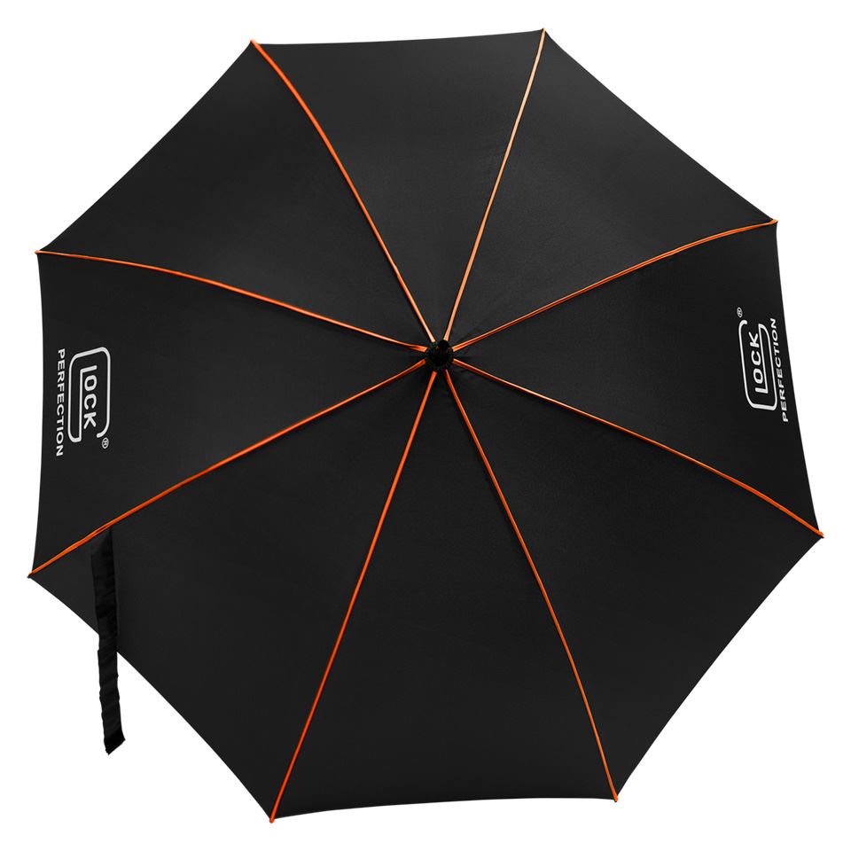 GLOCK Walking Stick Umbrella in orange