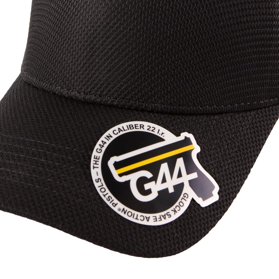 Close-up of the GLOCK cap with G44 sticker