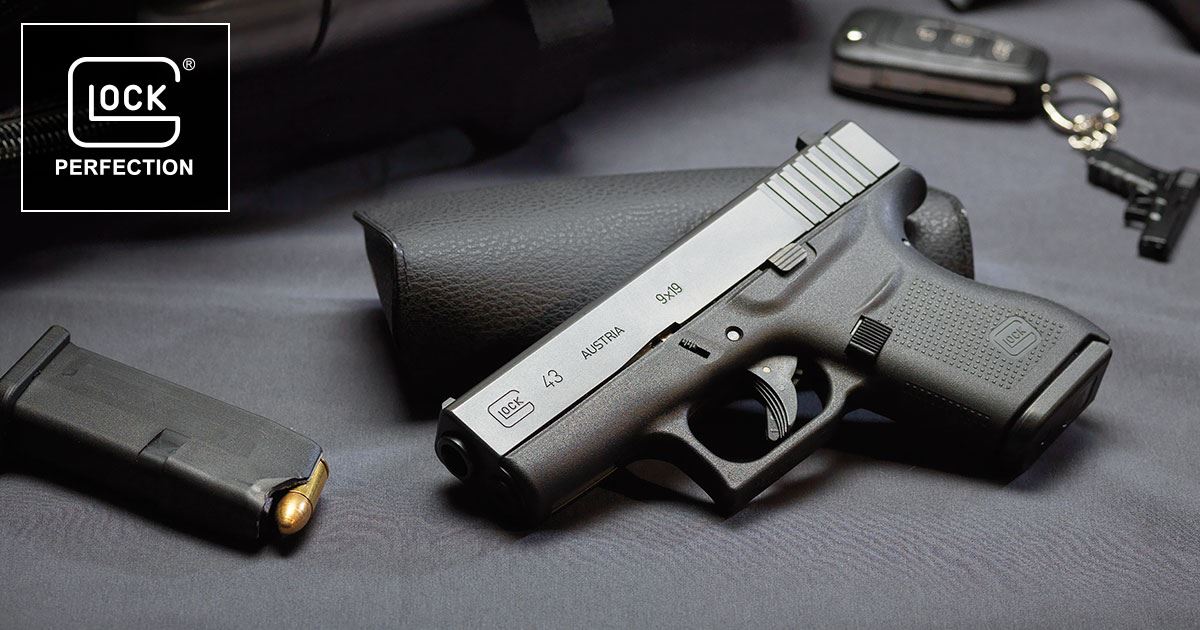 glock sub compact pistol 9mm